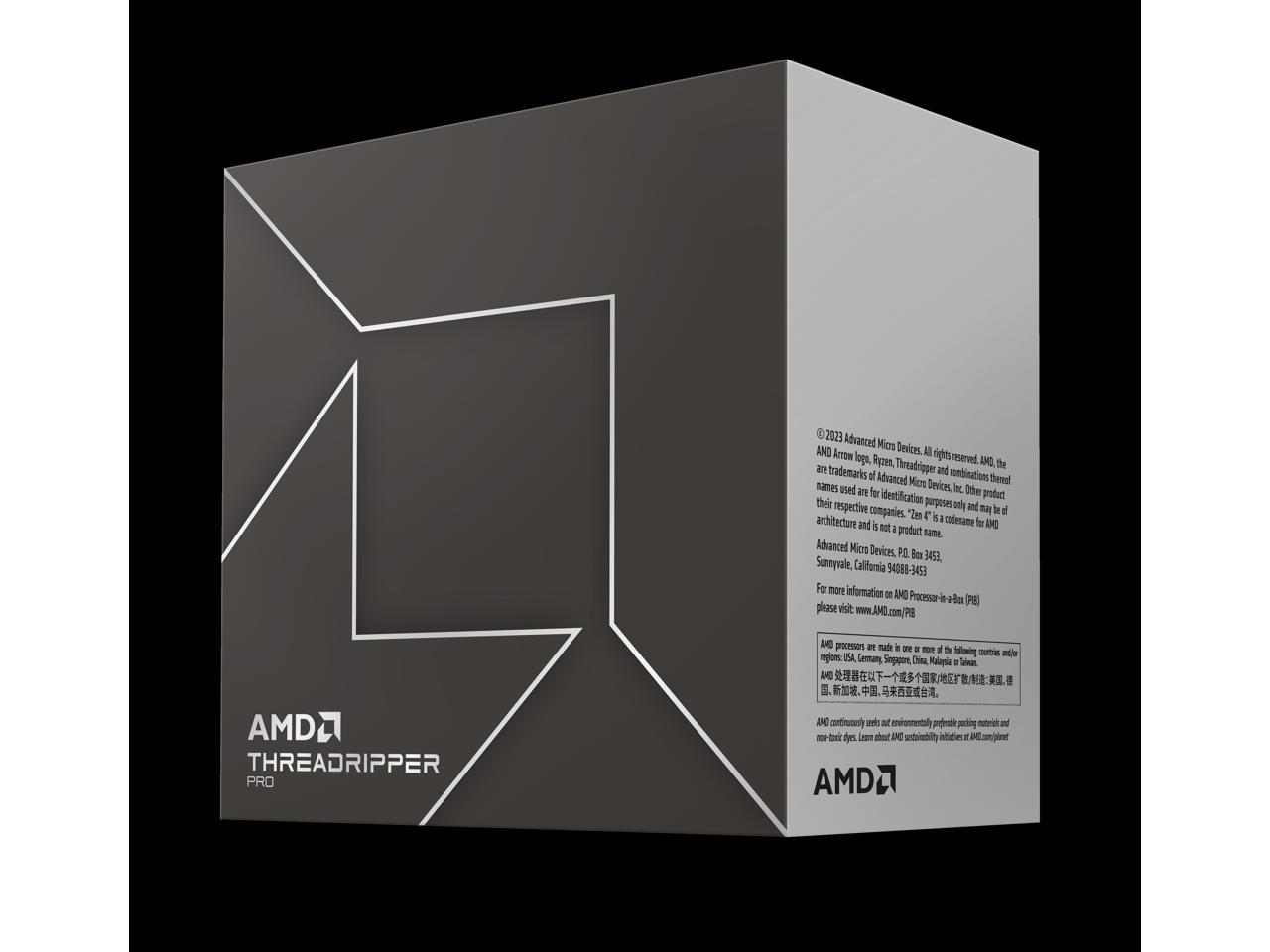 AMD Ryzen Threadripper PRO 7995WX 350W SP6 - Zen 4 - 96-Core/192-Threads (100-100000884WOF)